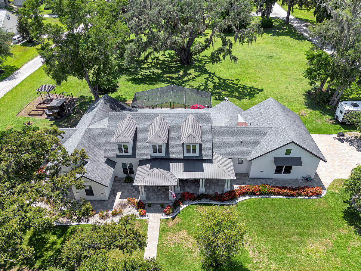 Home Aerial drone real estate photography in Central Florida