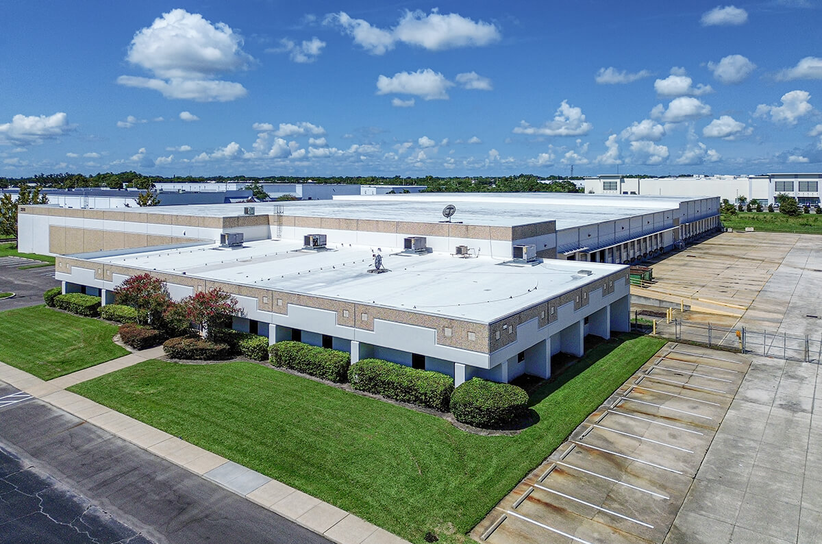 Home Drone photo of commercial warehouse — ClearSight Studio